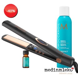 1. ADVENTNI TEDEN -  mStyler Protect paket -  profesionalni likalnik za lase +  Moroccanoil Perfect Defense sprej za toplotno oblikovanje las + Treatment 10ml