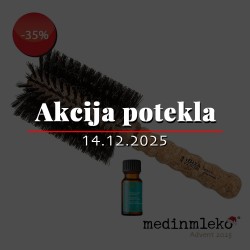 2. ADVENTNI TEDEN - Ibiza Hair Tool rjava krtača za lase  80 mm  in Moroccanoil treatment olje 10 ml - AKCIJA POTEKLA 