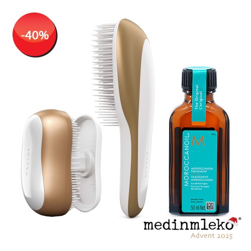3. ADVENTNI TEDEN - Cactus brush -  Barbora in Bleo Gold DUO + Moroccanoil Treatment 50ml