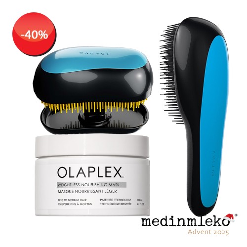 4. ADVENTNI TEDEN - Cactus Nordic Glow Bleo in Barbora + Olaplex Weightless Nourishing Maska
