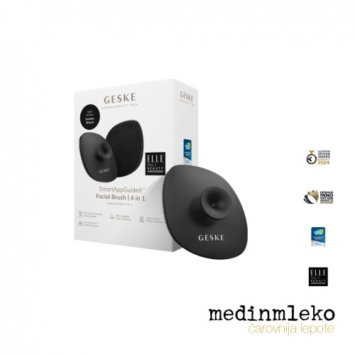 Geske - Facial brush 4 v 1 - Grey - Ščetka za obraz Geske - Facial brush 4 v 1 - Grey - Ščetka za obraz