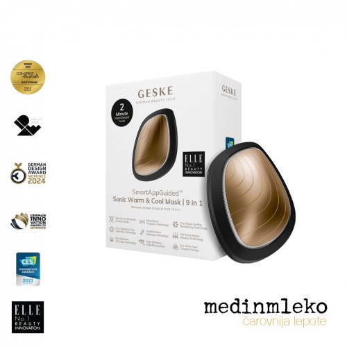 Geske - Sonic warm & cool mask 9 v 1 - Grey - Sonična grelno hladilna maska Geske - Sonic warm & cool mask 9 v 1 - Grey - Sonična grelno hladilna maska