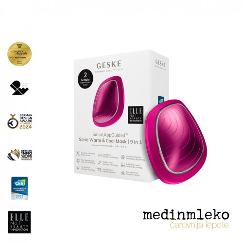 Geske - Sonic warm & cool mask 9 v 1 - Magenta - Sonična grelno hladilna maska Geske - Sonic warm & cool mask 9 v 1 - Magenta - Sonična grelno hladilna maska