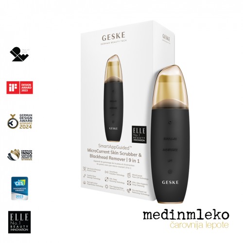 Geske - Microcurrent skin scrubber & blackhead remover 9 v 1 - Grey - Ultrazvočni čistilec kože z mikrotokom Geske - Microcurrent skin scrubber & blackhead remover 9 v 1 - Grey - Ultrazvočni čistilec kože z mikrotokom