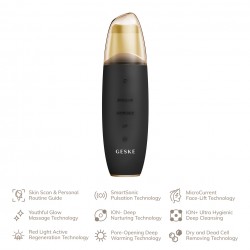 Geske - Microcurrent skin scrubber & blackhead remover 9 v 1 - Grey - Ultrazvočni čistilec kože z mikrotokom Geske - Microcurrent skin scrubber & blackhead remover 9 v 1 - Grey - Ultrazvočni čistilec kože z mikrotokom