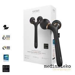 Geske - Sonic facial & body roller 4 v 1 - Grey - Sonični masažni valjček za obraz in telo Geske - Sonic facial & body roller 4 v 1 - Grey - Sonični masažni valjček za obraz in telo