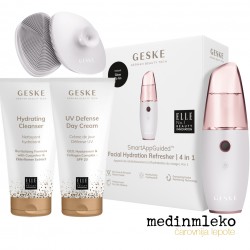 Paket Geske On the go - Starlight - Facial brush 4 v 1, Facial hydration refresher, Facial cleanser, UV defense cream Paket Geske On the go - Starlight - Facial brush 4 v 1, Facial hydration refresher, Facial cleanser, UV defense cream