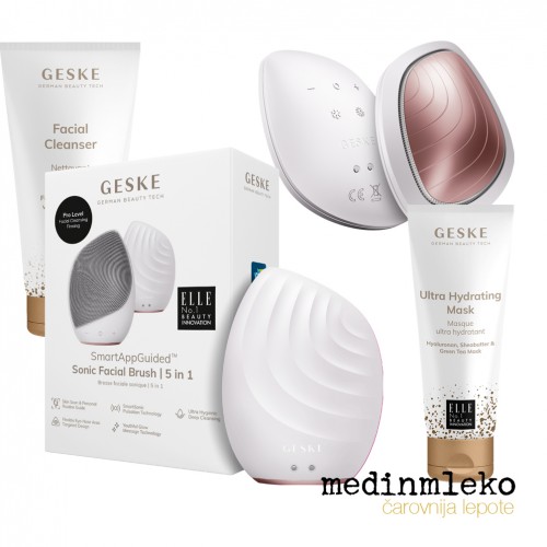 Paket Geske Radiant - Starlight - Sonic Facial brush, Sonic warm & cool mask, Facial cleanser, Ultra Hydrating mask Paket Geske Radiant - Starlight - Sonic Facial brush, Sonic warm & cool mask, Facial cleanser, Ultra Hydrating mask