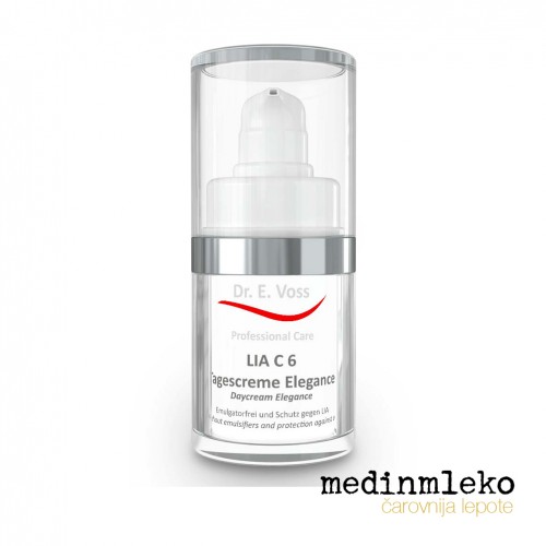 Dr. E. Voss - LIA C 6® Day cream elegance - dnevna krema za normalno in mešano kožo - 15ml Dr. E. Voss - LIA C 6® Day cream elegance - dnevna krema za normalno in mešano kožo - 15ml