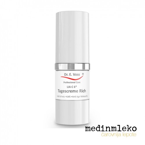 Dr. E. Voss - LIA C 6® Day cream rich - dnevna krema za zelo suho kožo - 15ml Dr. E. Voss - LIA C 6® Day cream rich - dnevna krema za zelo suho kožo - 15ml