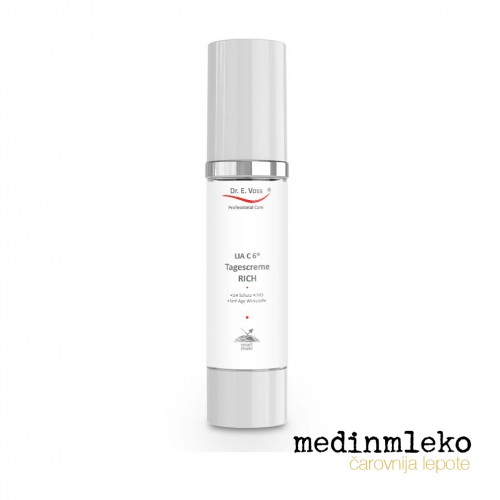 Dr. E. Voss - LIA C 6® Day cream rich - dnevna krema za zelo suho kožo - 50ml Dr. E. Voss - LIA C 6® Day cream rich - dnevna krema za zelo suho kožo - 50ml
