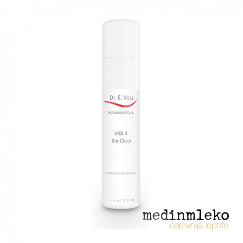 Dr. E. Voss - HYA 4 Bio clear - hialuronski "leave on" encimski piling - 50 ml Dr. E. Voss - HYA 4 Bio clear - hialuronski "leave on" encimski piling - 50 ml