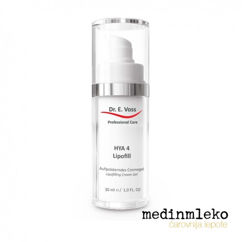 Dr. E. Voss - HYA 4 Lipofill - kremni gel za polnejši obraz - 30 ml Dr. E. Voss - HYA 4 Lipofill - kremni gel za polnejši obraz - 30 ml