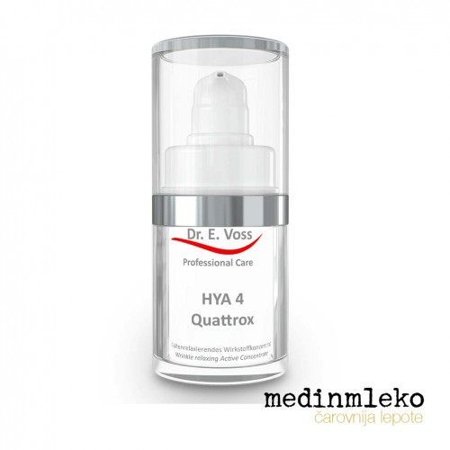 Dr. E. Voss - HYA 4 Quattrox - gel za glajenje mimičnih gub in sproščanje obraznih mišic - 15 ml