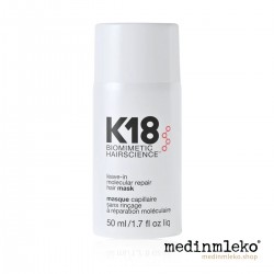K18 Leave-In Molecular Repair Hair Mask 50 ml  - Obnovitvena maska brez izpiranja K18 Leave-In Molecular Repair Hair Mask 50 ml  - Obnovitvena maska brez izpiranja