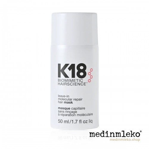 K18 Leave-In Molecular Repair Hair Mask 50 ml  - Obnovitvena maska brez izpiranja K18 Leave-In Molecular Repair Hair Mask 50 ml  - Obnovitvena maska brez izpiranja