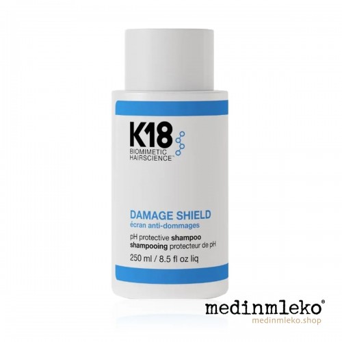 K18 Damage Shield pH Protective Shampoo 250 ml - pH-uravnotežen šampon za za vsakodnevno uporabo in vse vrste las K18 Damage Shield pH Protective Shampoo 250 ml - pH-uravnotežen šampon za za vsakodnevno uporabo in vse vrste las