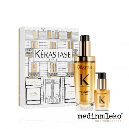 Kérastase - Elixir Ultime Duo Holiday Set - Set ikoničnega olja za vse tipe las Kérastase - Elixir Ultime Duo Holiday Set - Set ikoničnega olja za vse tipe las