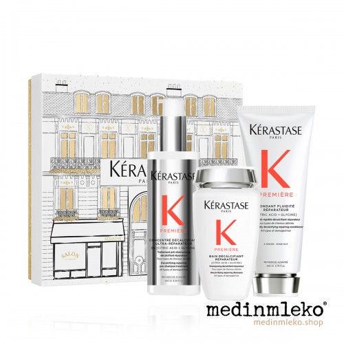 Kérastase - Paket Premiére - Obnovitvena nega pred šamponiranjem, kopel in nega Kérastase - Paket Premiére - Obnovitvena nega pred šamponiranjem, kopel in nega
