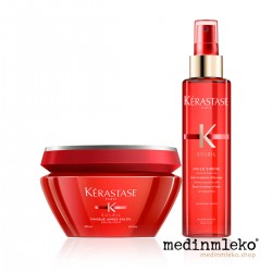Medinmleko - Paket Kerastase Soleil maska in sprej + DARILO torba za na plažo