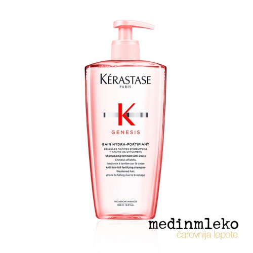 Kérastase - Genesis Bain Hydra kopel za mastne in tanke lase - varčno pakiranje 500ml Kérastase - Genesis Bain Hydra kopel za mastne in tanke lase - varčno pakiranje 500ml