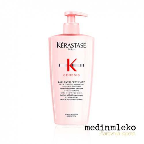 Kérastase - Genesis Bain Nutri kopel za suhe lase - varčno pakiranje 500ml Kérastase - Genesis Bain Nutri kopel za suhe lase - varčno pakiranje 500ml