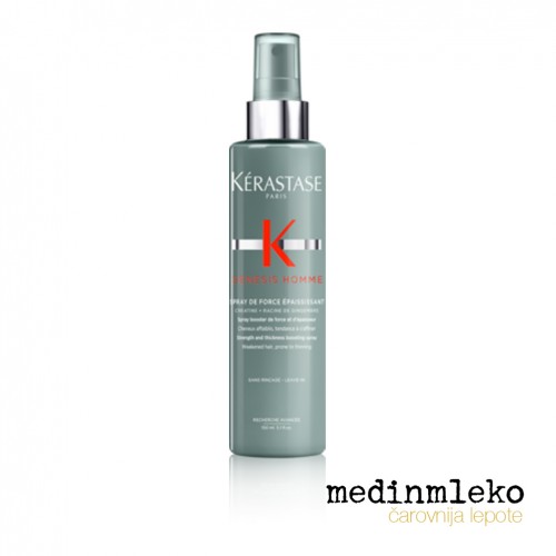 Kérastase - Genesis Homme Spray De Force Épaississant krepitveni sprej za gostoto las Kérastase - Genesis Homme Spray De Force Épaississant krepitveni sprej za gostoto las