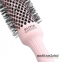 Olivia Garden Expert Blowout Speed XL 35mm Pastell Pink - Profesionalna krtača za oblikovanje las