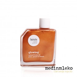 Laouta - Glowing Body Oil peach, pear & lemon 100ml - Svetleče negovalno olje za telo z vonjem breskve, hruške in limone  Laouta - Glowing Body Oil peach, pear & lemon 100ml - Svetleče negovalno olje za telo z vonjem breskve, hruške in limone