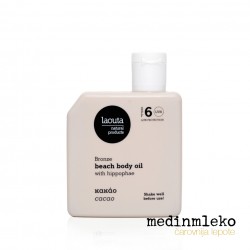 Laouta - Beach Body Oil Cocoa 50ml – Sijoče olje za telo s kakavom in rakitovcem SPF 6 Laouta - Beach Body Oil Cocoa 50ml – Sijoče olje za telo s kakavom in rakitovcem SPF 6