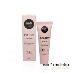 Laouta - Sun Tint Dusty Red 10ml – Vlažilni in negovalni obarvani balzam z UV zaščito v Dusty Red odtenku Laouta - Sun Tint Dusty Red 10ml – Vlažilni in negovalni obarvani balzam z UV zaščito v Dusty Red odtenku