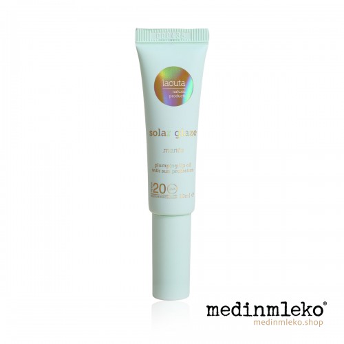 Laouta - Solar Glaze Menta 10 ml – Olje za polnejše ustnice z zaščito SPF 20 Laouta - Solar Glaze Menta 10 ml – Olje za polnejše ustnice z zaščito SPF 20