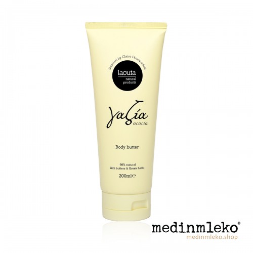 Laouta - Gazia Body Butter 200 g – Hranljivo maslo za telo z vonjem akacije Laouta - Gazia Body Butter 200 g – Hranljivo maslo za telo z vonjem akacije
