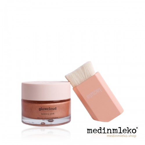 Laouta - Tanning Pink 50ml - Inovativen hibridni osvetljevalec za naraven poletni sijaj in čopič za ličenje Laouta - Tanning Pink 50ml - Inovativen hibridni osvetljevalec za naraven poletni sijaj in čopič za ličenje
