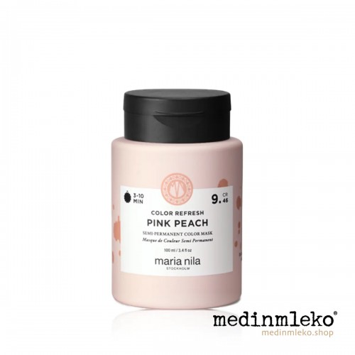 Maria Nila - Colour Refresh Pink Peach 9.46 100ml - Barvna maska za osvežitev barve Maria Nila - Colour Refresh Pink Peach 9.46 100ml - Barvna maska za osvežitev barve