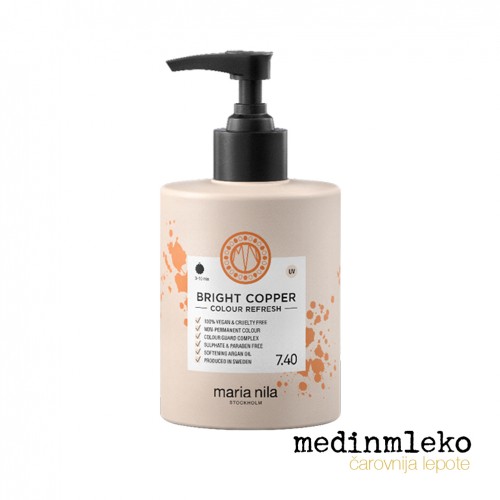 Maria Nila - Colour Refresh barvna maska za osvežitev barve - Bright Copper Maria Nila - Colour Refresh barvna maska za osvežitev barve - Bright Copper