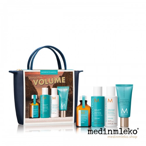 Moroccanoil Travel set Volume 70ml - Potovalni set za tanke in brezvoljne lase