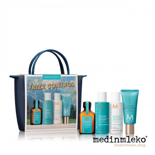 Moroccanoil Travel set Frizz 70ml - Potovalni set za neukrotljive lase