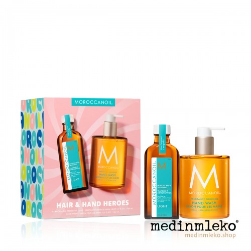 Moroccanoil Summer Kit Hair & Hand Heroes Light - Poletni set za lase in roke