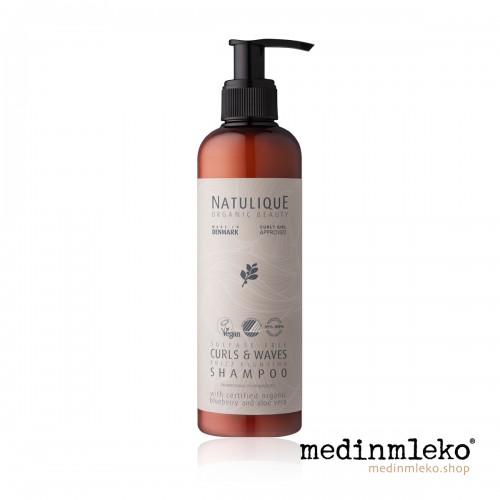 Natulique Curls & Waves Shampoo 250ml - Šampon za skodrane in valovite lase