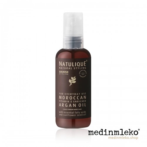 Natulique Moroccan Argan Oil 100ml - Arganovo olje za mehke, sijoče in negovane lase