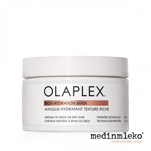 Olaplex Rich Hydration Mask 200ml - Maska za intenzivno vlaženje suhih las Olaplex Rich Hydration Mask 200ml - Maska za intenzivno vlaženje suhih las
