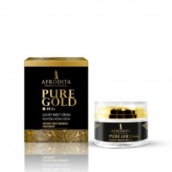 Afrodita Professional - PURE GOLD 24 Ka Luksuzna anti-age nočna krema Afrodita Professional - PURE GOLD 24 Ka Luksuzna anti-age nočna krema