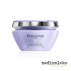 Kérastase - Blond Absolu Masque Ultra Violet vijolična maska proti neželenim rumenim tonom Kérastase - Blond Absolu Masque Ultra Violet vijolična maska proti neželenim rumenim tonom