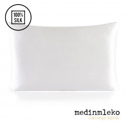 medinmleko - Svilena prevleka za vzglavnik - 100% Mulberry svila - 22 momme - Perla medinmleko - Svilena prevleka za vzglavnik - 100% Mulberry svila - 22 momme - Perla